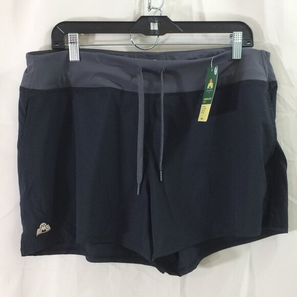 EMS Shorts NEW Element Active Gray Black Lightweight Hiking Drawstring Waist XL - Picture 1 of 4